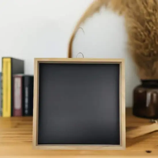 12" x 12" Framed Pinewood Chalkboard by Make Market&reg; {1}