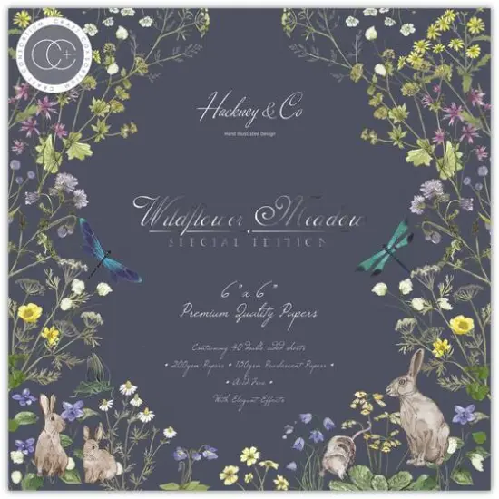 Craft Consortium Double-Sided Paper Pad 6" x 6" 40 ct. Wildflower Meadow {1}