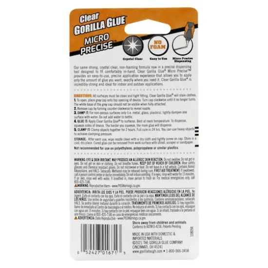 Gorilla&reg; Micro Precise&trade; Clear Glue {8}