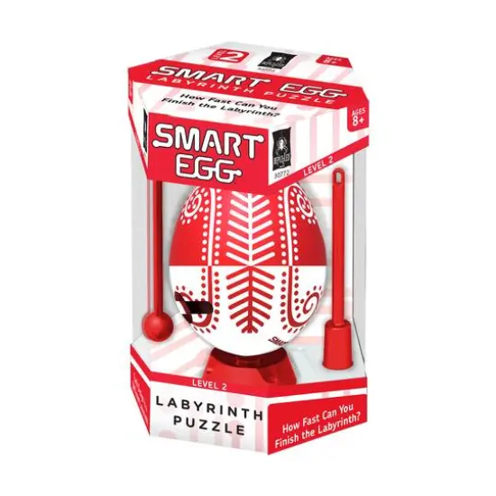 Smart Egg&reg; Red Labyrinth Puzzle {1}