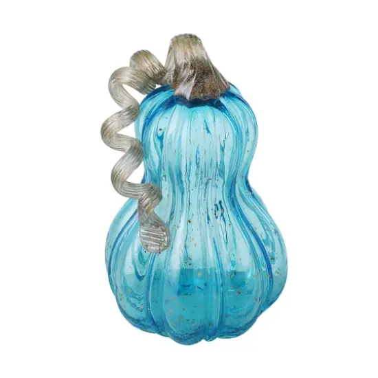 Glitzhome&reg; Glass Gourd, Blue {5}