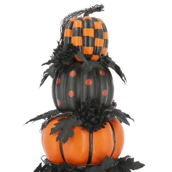 31.5" HalloweenLED Pumpkin Topiary in Urn by Ashland&reg; {4}