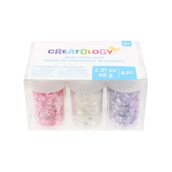 Pretty Pastel Glitter Shaker Pack by Creatology&trade; {4}