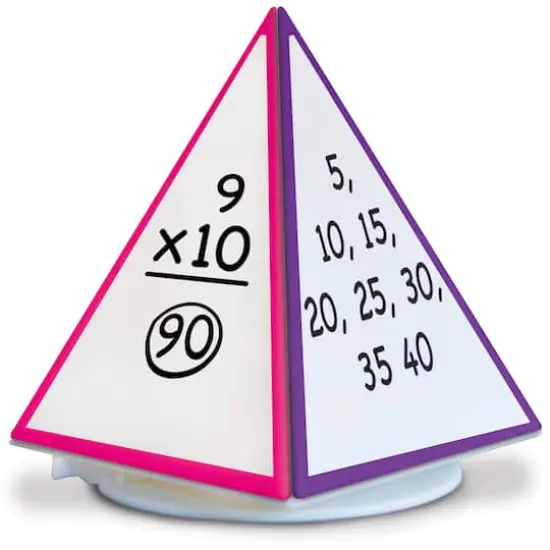 Spin & Write Pyramid&trade; Rotating Dry-Erase Board {5}