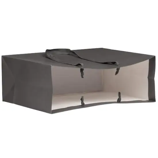 JAM Paper 16" Matte Gray Heavy Duty Gift Bags, 3ct. {5}