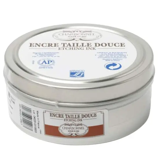Charbonnel Etching Ink, 200mL Red Ochre {1}