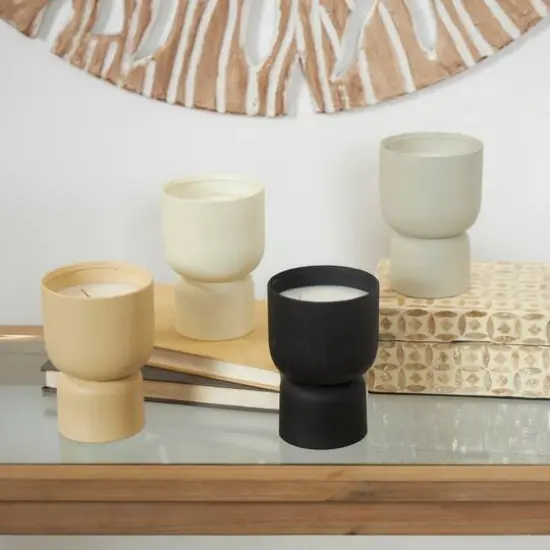 Scented Wax Candles in Containers Set {7}