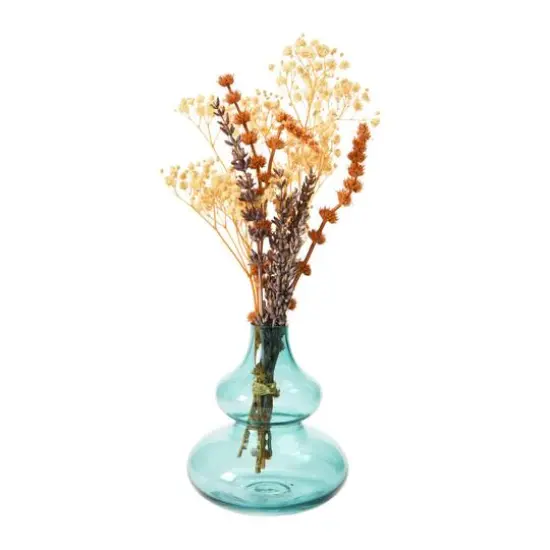Hello Honey&reg; 5" Blue Glass Vase {3}