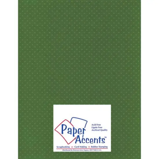 PA Paper™ Accents Mini Dot 8.5" x 11" Cardstock, 25 Sheets Queens Fern {1}
