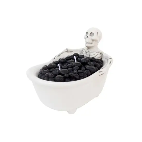 6" Skeleton & Filled Bath Unscented Candle by Ashland&reg; {1}