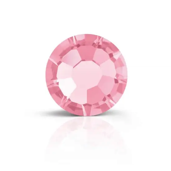 Preciosa MAXIMA SS7 Flat Back Czech Crystals, 144ct. Rose {1}