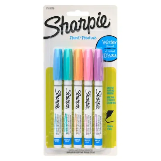 Sharpie&reg; Water-Based Paint Markers, Extra Fine Point Pastel Set {4}