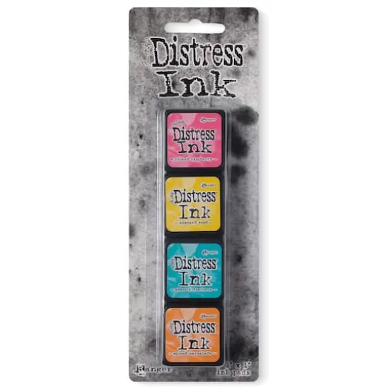 Tim Holtz® Distress Ink Pad Mini Kit no 3 Antique Linen/Vintage Photo/Walnut Stain/Black Soot {2}