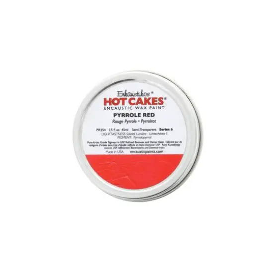 Enkaustikos&reg; Hot Cakes&reg; Encaustic Wax Paint, 1.5oz. Pyrrole Red {1}