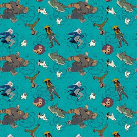 Disney&reg; Raya and the Last Dragon Packed Cotton Fabric {3}