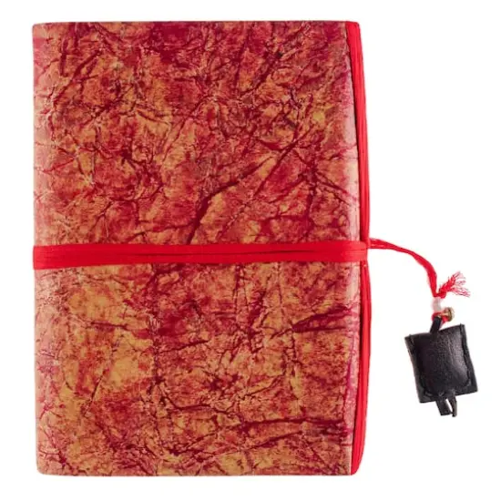 Lama Li Mixed Media Crackle Journal, 6" x 8" {6}