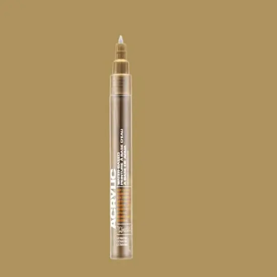 Montana Acrylic Paint Marker, Extra Fine Gold {4}