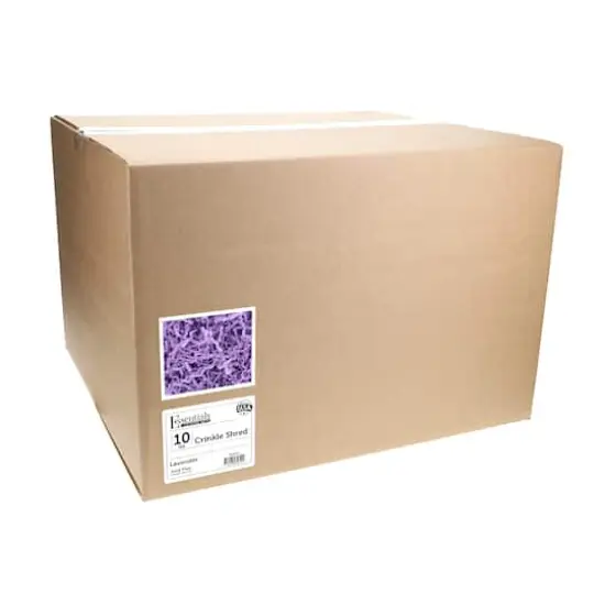 Essentials by Leisure Arts Crinkle Shred Box, 10lb. Lavender {4}