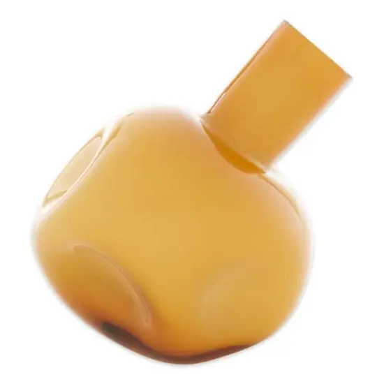 6" Yellow Abstract Vase {1}