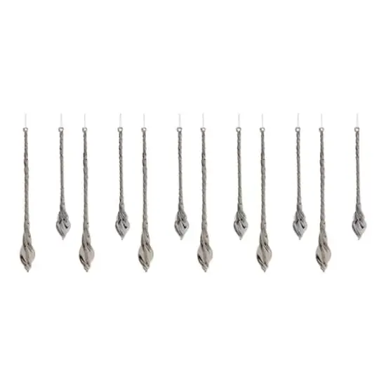 Swirl Black Drop Ornament Set {1}