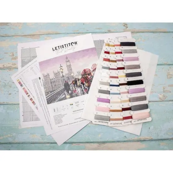 LetiStitch Westminster Bridge Counted Cross Stitch Kit {4}
