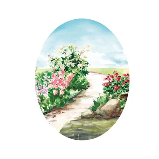 Floral Oval Canvas Painting Kit by Craft Smart&reg; {3}