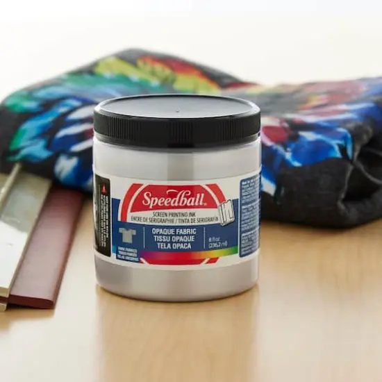 Speedball&reg; Fabric Screen Printing Ink Silver {3}