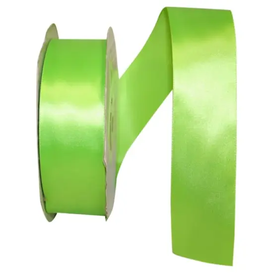 JAM Paper 1.5" x 50yd. Single Face Satin Ribbon Citrus {1}