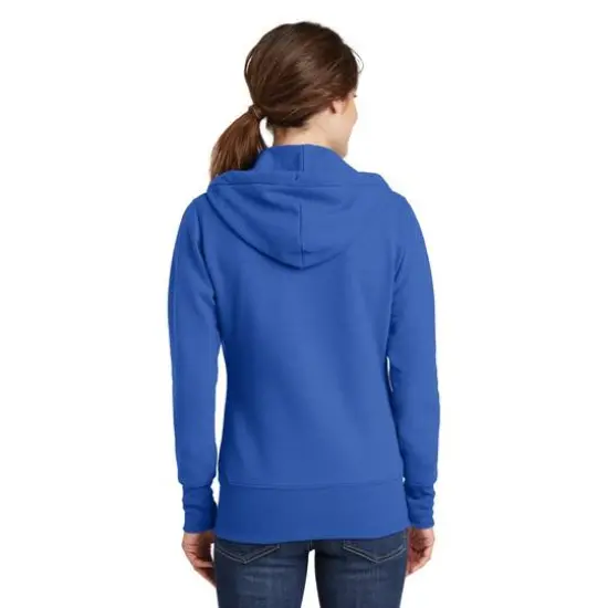 Port & Company&reg; Ladies Core Fleece Full-Zip Hooded Sweatshirt Royal {5}