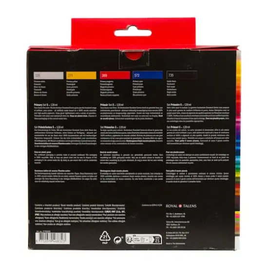 Amsterdam Standard Series Primary Acrylic Paint Set {3}
