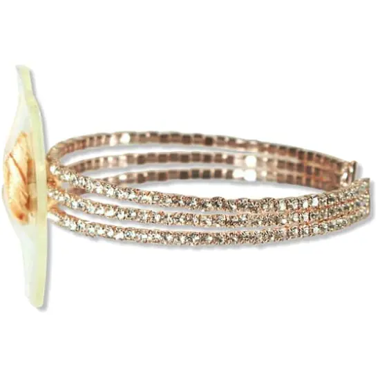 JAM Paper All That Jazz Flower Bracelet Rose Gold {1}