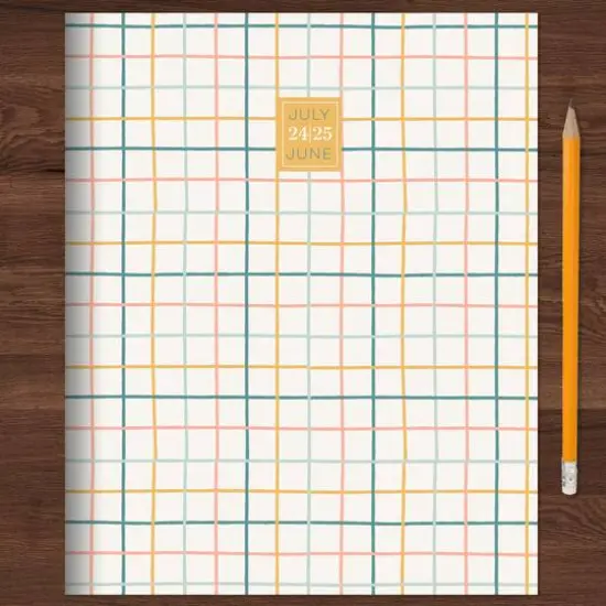 TF Publishing 2024-2025 Medium Graph Paper Monthly Planner {6}