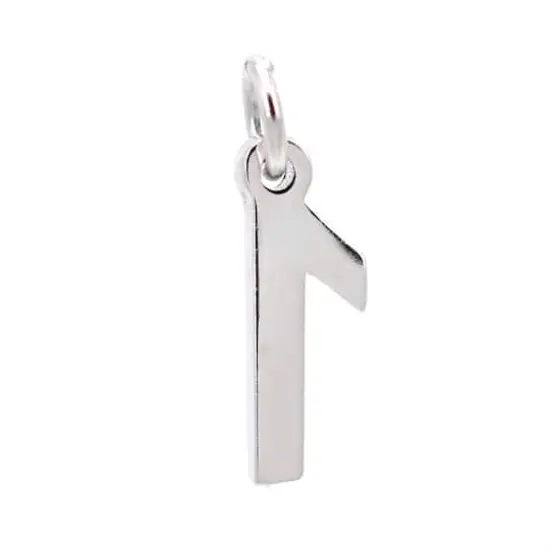Sterling Silver Number Charm by Bead Landing&trade; 1 {5}