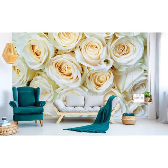 Dimex White Roses Wall Mural {3}