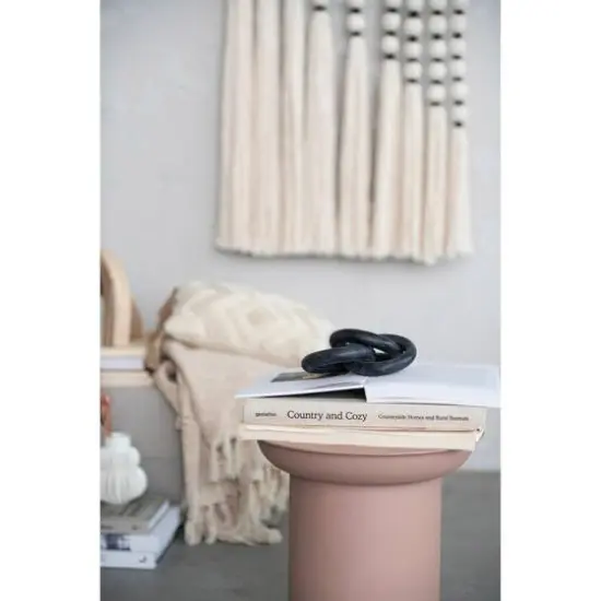 Hello Honey&reg; 9.5" Black Marble Circle Chain D&eacute;cor {6}