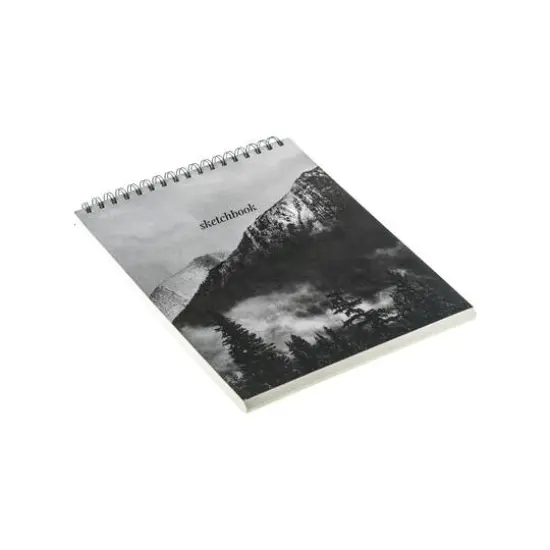 Hello, Artist! Black & White Mountains Sketch Book {4}