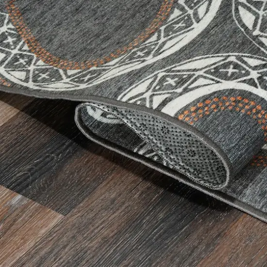 My Magic Carpet Serpentine Washable Rug Slate Grey {4}