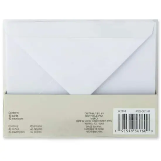 Thank You Cards & Envelopes by Recollections&trade;, 4.25" x 5.5" {6}