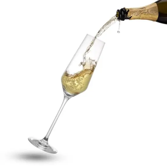 JoyJolt&reg; 7oz. Layla Crystal Champagne Glasses, 8ct. {4}