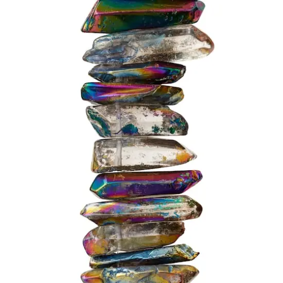 Multicolor Luster Quartz Nugget Beads by Bead Landing&trade; {1}