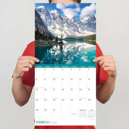 2026 Mountains Wall Calendar {5}
