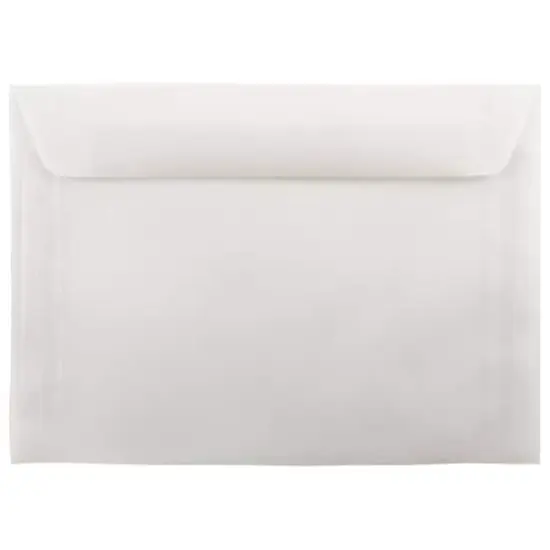 JAM Paper 7.5" x 10.5" Translucent Clear Vellum Envelopes, 25ct. {1}