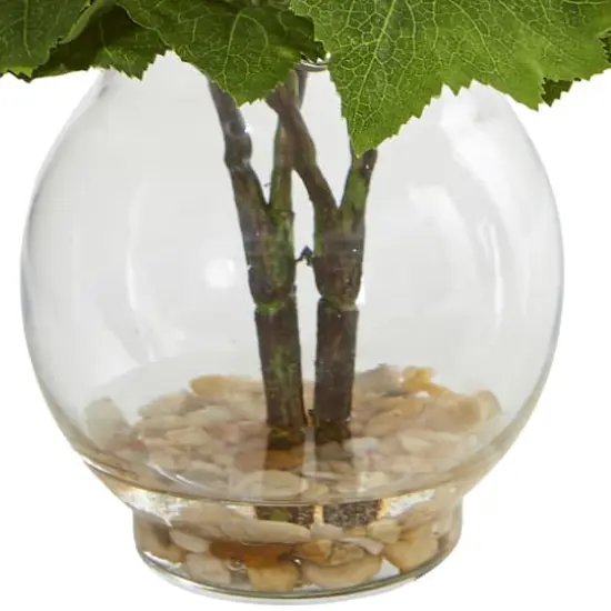 Daisy Artificial Arrangement in Fluted Vase {4}