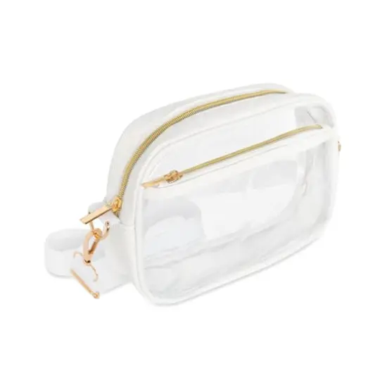 White Lined Clear Toaster Bag by Make Market&reg; {3}