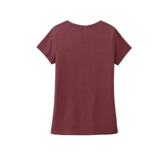 District&reg; Women's Perfect Tri&reg; V-Neck T-Shirt Maroon Frost {5}