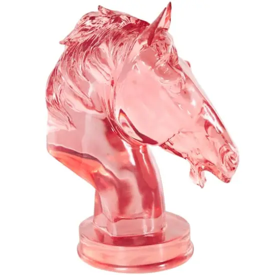 13" Horse Decorative Sculpture Pink {1}