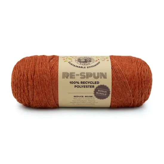 Lion Brand&reg; Sustainable Stitching&trade; Bonus Bundle&reg; Re-Spun Yarn Amber {1}