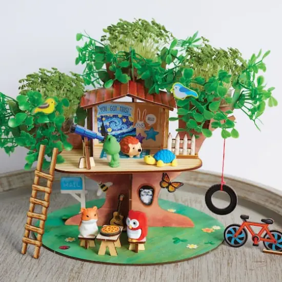 Creativity for Kids&reg; Build & Grow Tree House Kit {5}