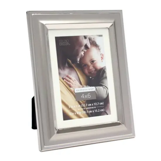 Expressions™ Silver Two Tone Frame with Mat by Studio Décor® {3}