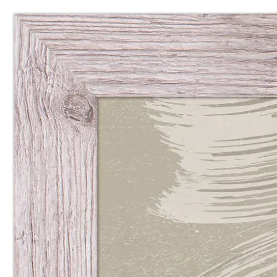 Fall Abstract Western White Framed Print {4}